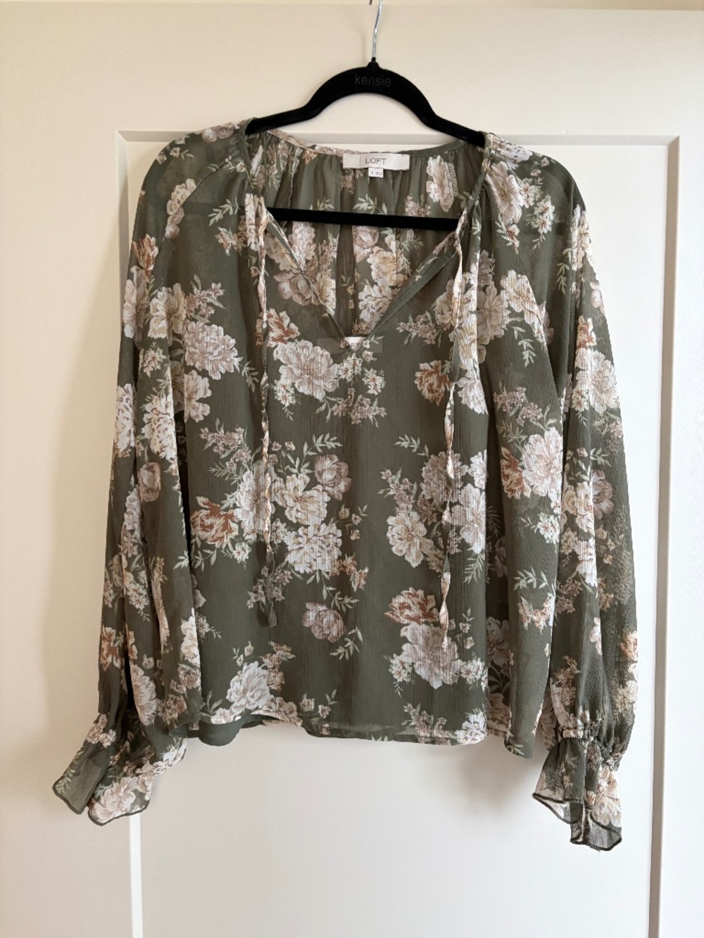 Loft floral blouse